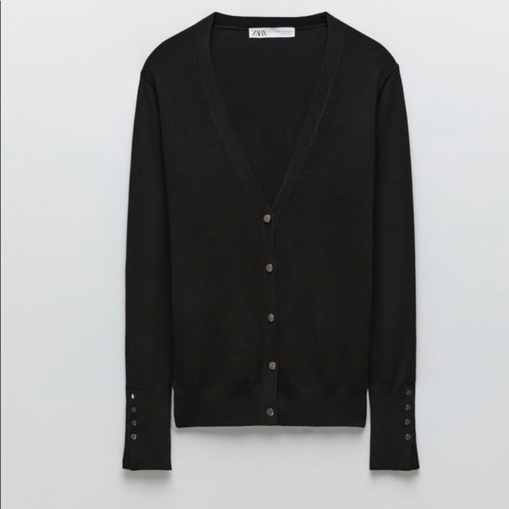 Zara knit cardigan with buttons